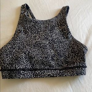 High neck energy bra